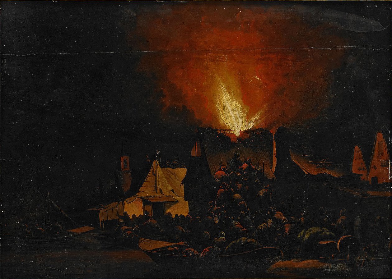 Nattbrann, 1660 av Daniel Vosmaer