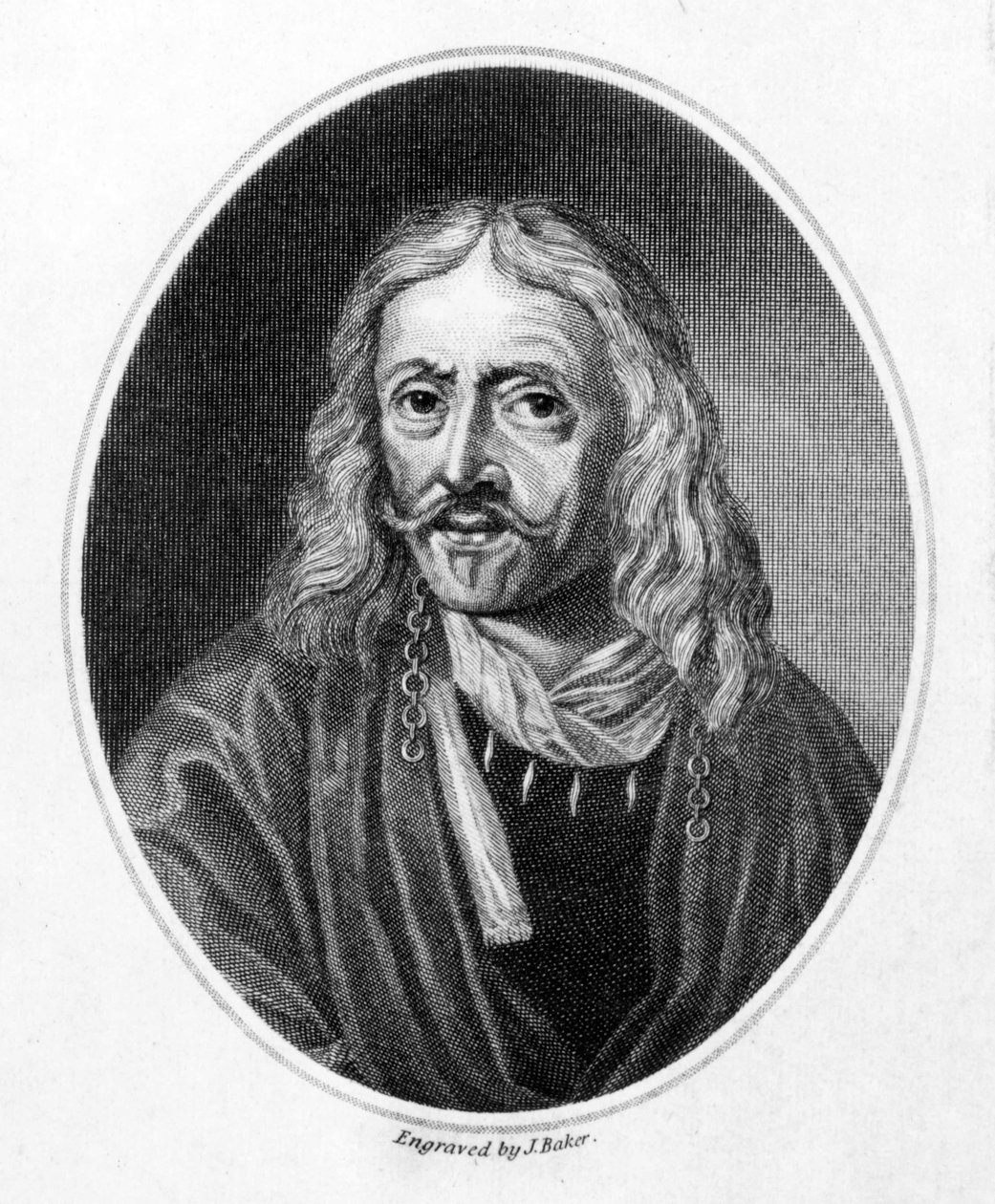 Johannes Hevelius, gravert av J. Baker av Daniel the Younger Schultz