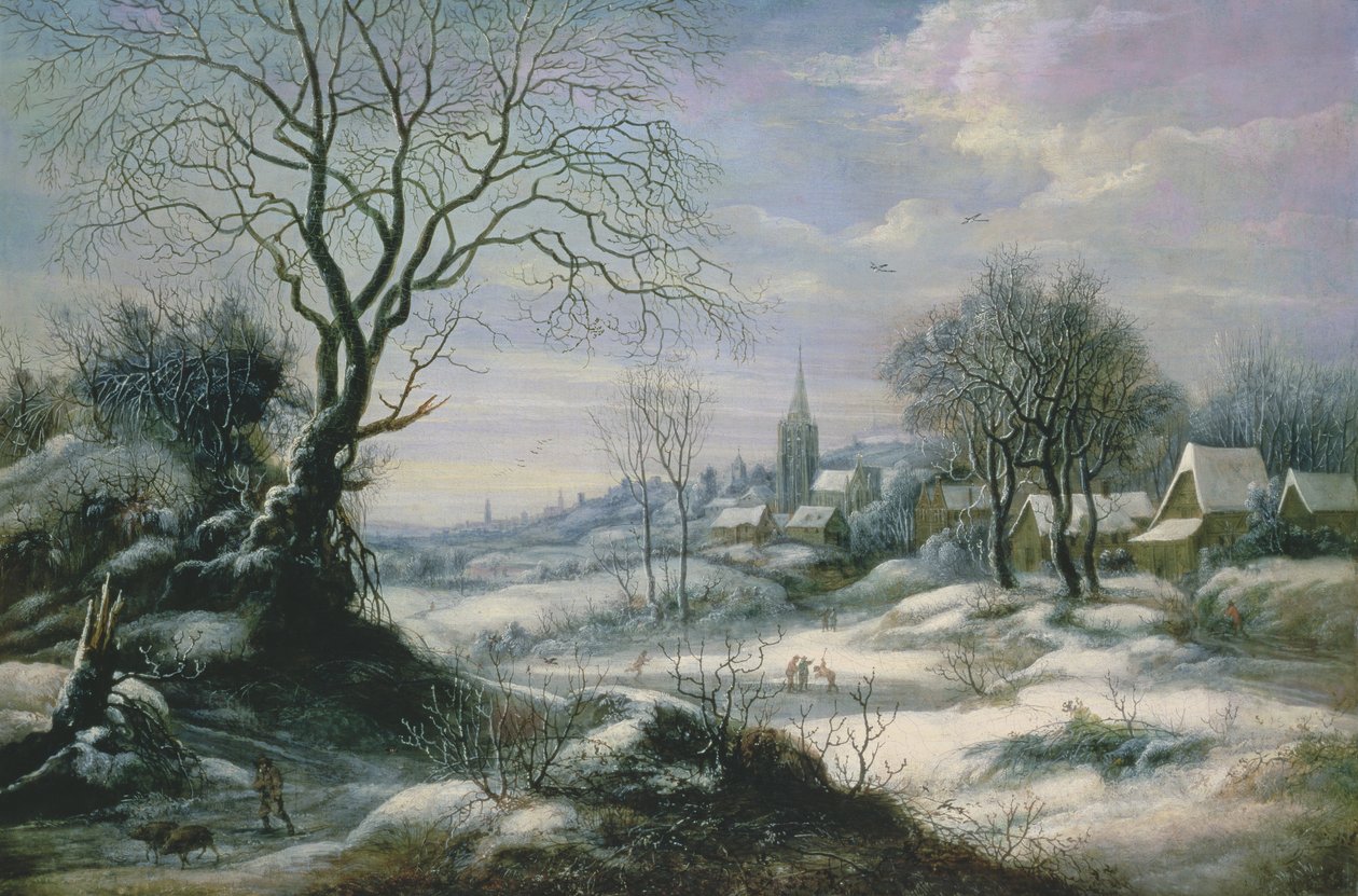 Vinterlandskap av Daniel van Heil