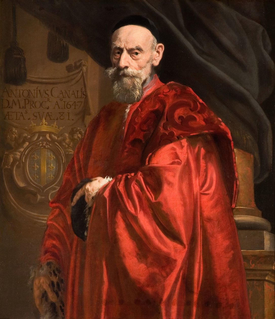 Portrett av Antonio Canal, 1647. av Daniel van den Dyck