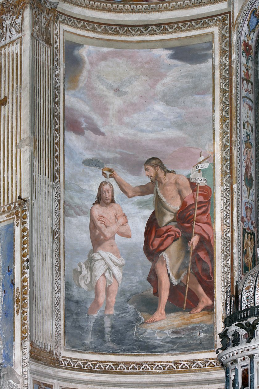 Jesu dåp av Johannes av Daniele Crespi