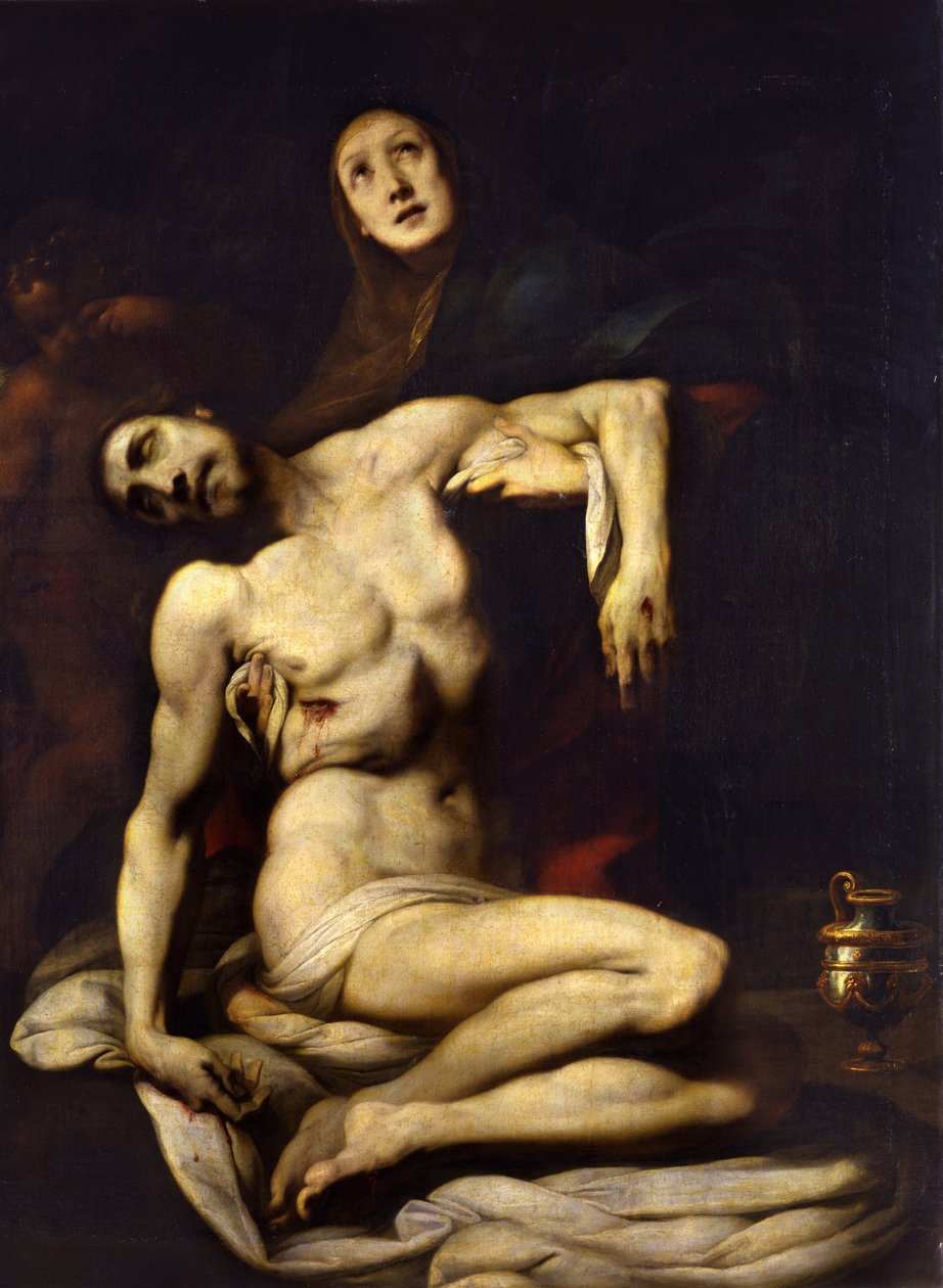 La Pieta-maleri av Daniele Crespi (1598-1630) Madrid fra 1600-tallet, Prado-museet av Daniele Crespi