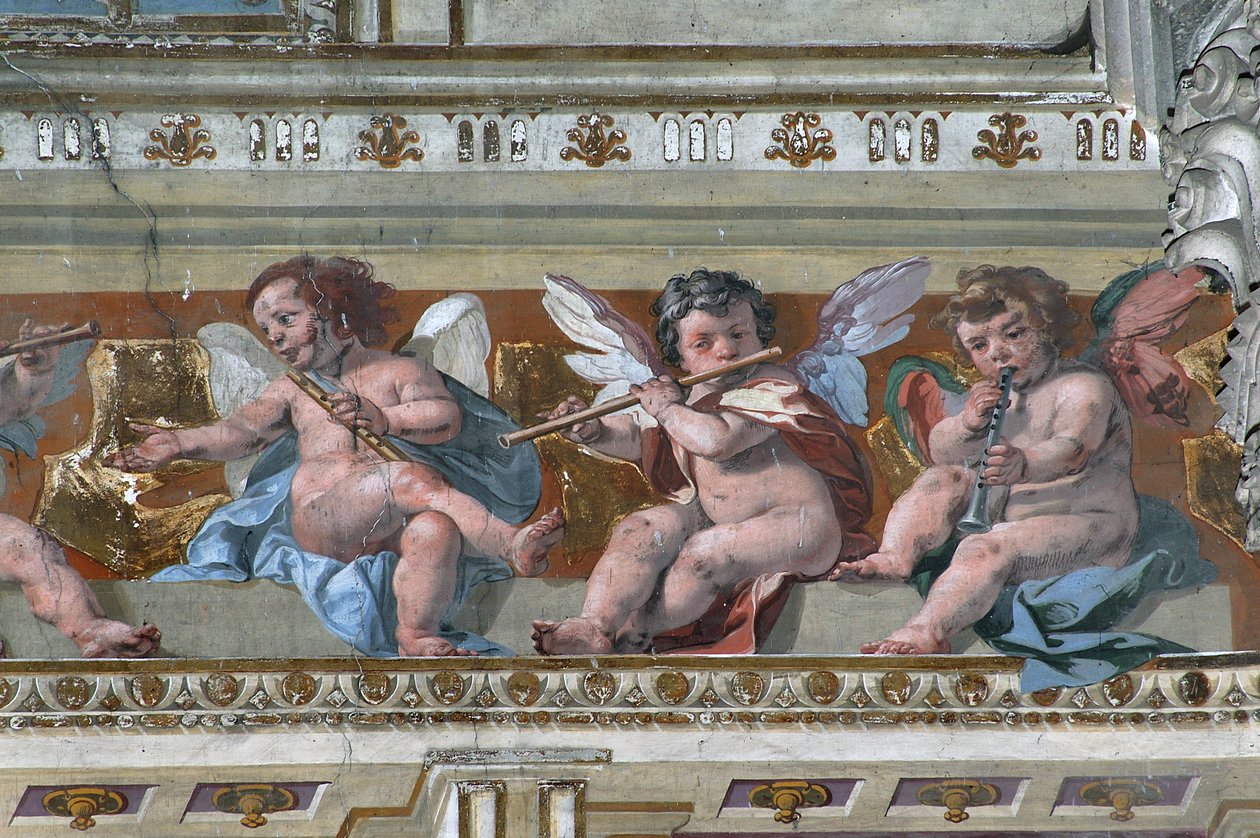 Musikerengler og putti av Daniele Crespi