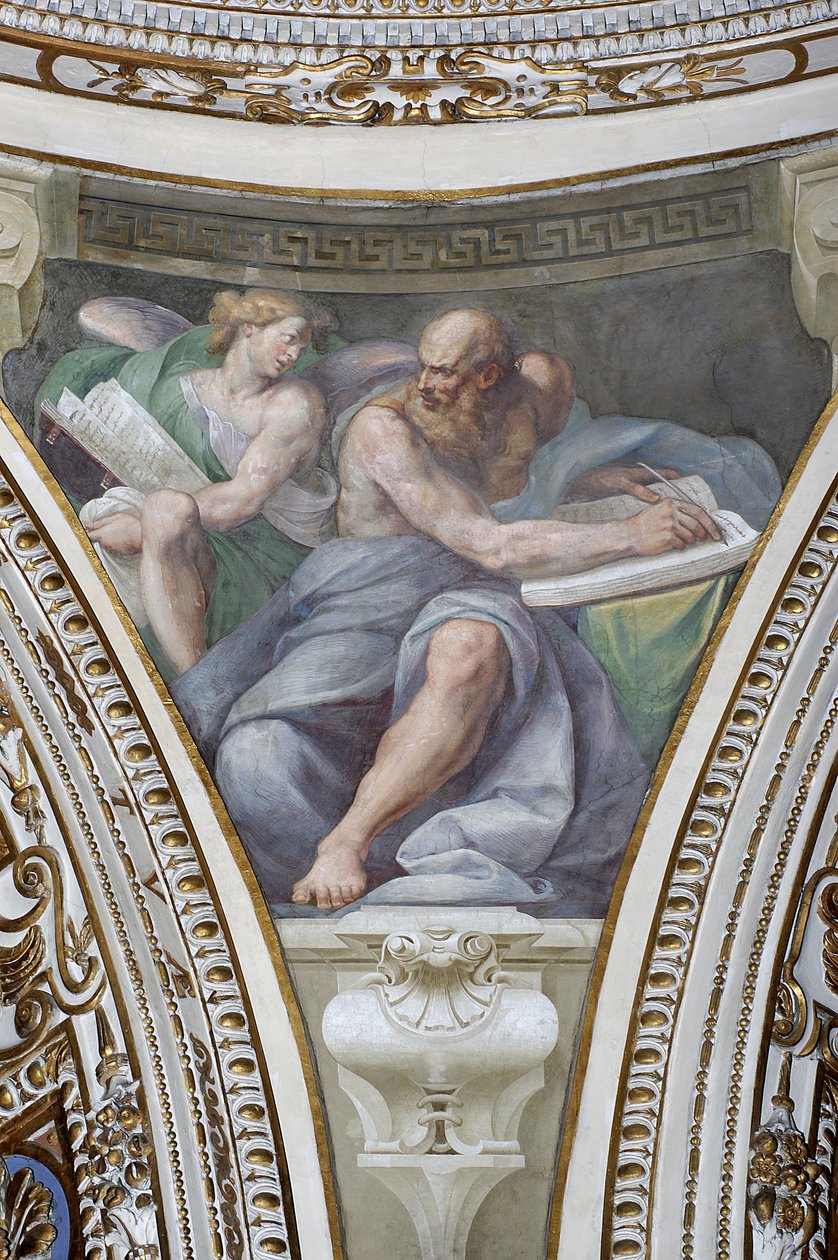 Saint Matthew (fresco) av Daniele Crespi