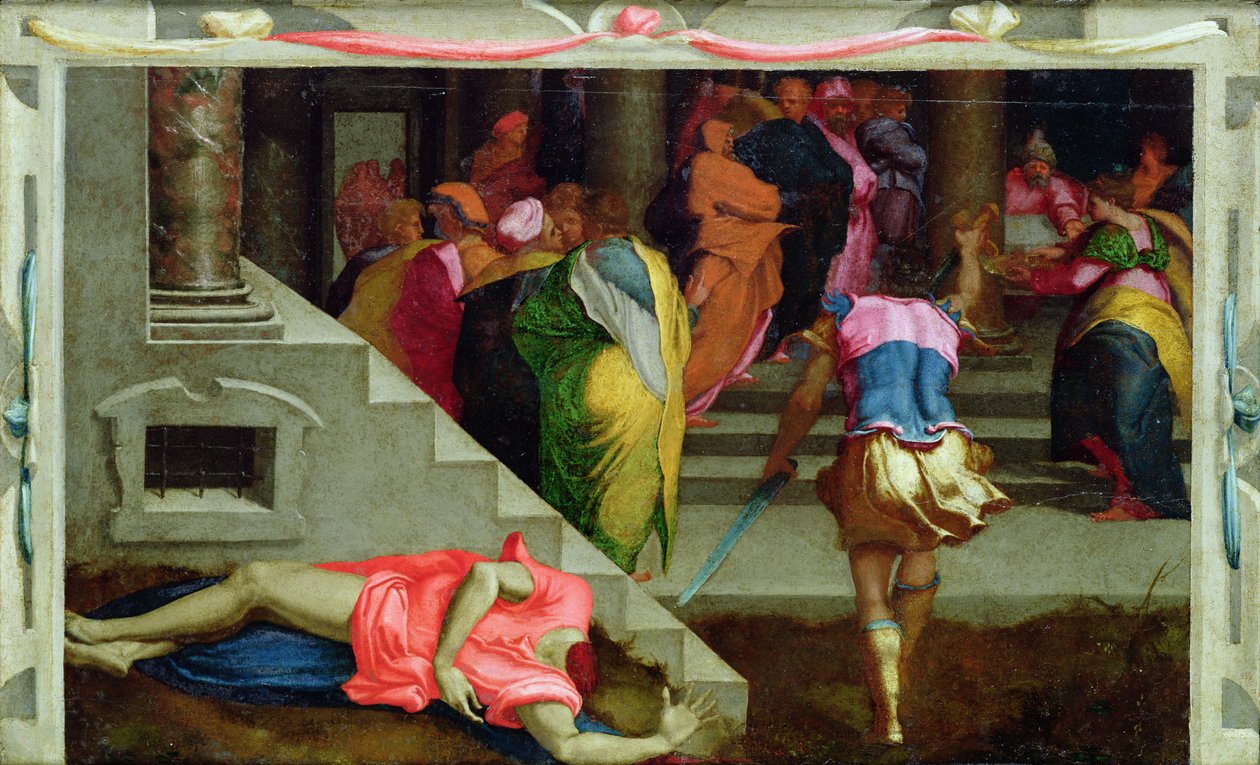 Døperen Johannes' martyrium, ca. 1530-40 av Daniele da Volterra