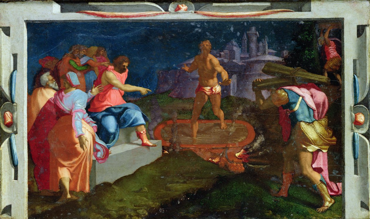 St. Johannes evangelistens martyrium av Daniele da Volterra