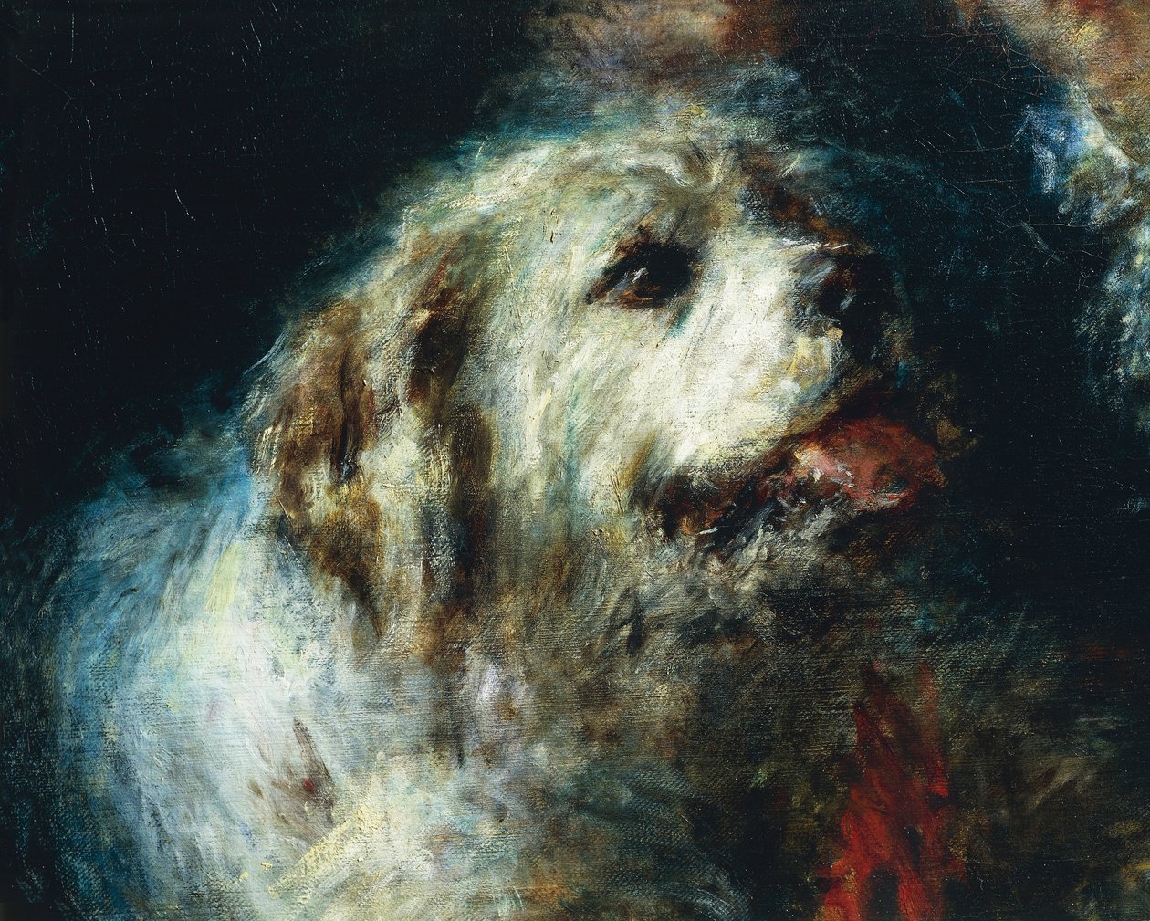 Troubetzkoy Boys with a Dog, av Daniele Ranzoni, detalj av Danielle Ranzoni