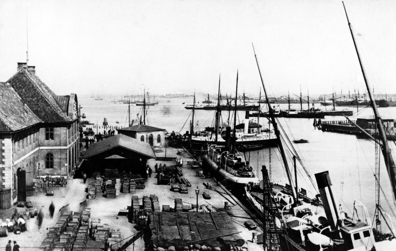 Københavns havn, ca. 1880 av Danish Photographer