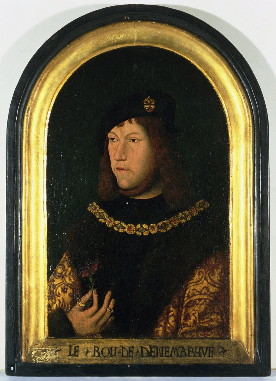 Fredrik I (1471-1533) konge av Danmark, ca. 1520 (olje på panel) av Danish School