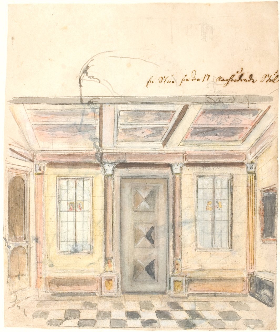 En stue fra 1600-tallsstilen av Dankvart Dreyer