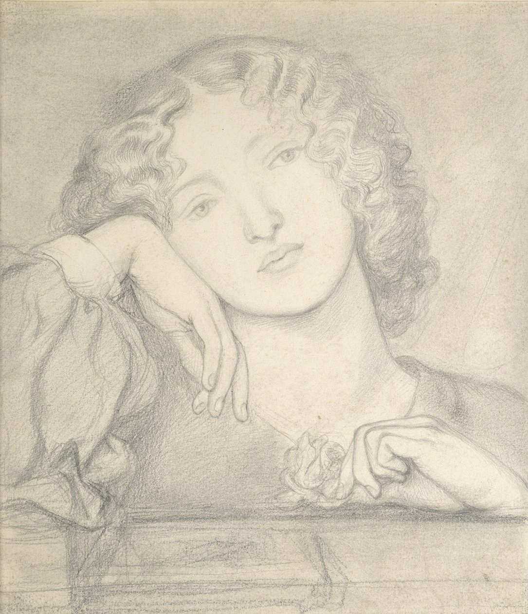 Monna Rosa, 1800-tallet av Dante Gabriel Charles Rossetti