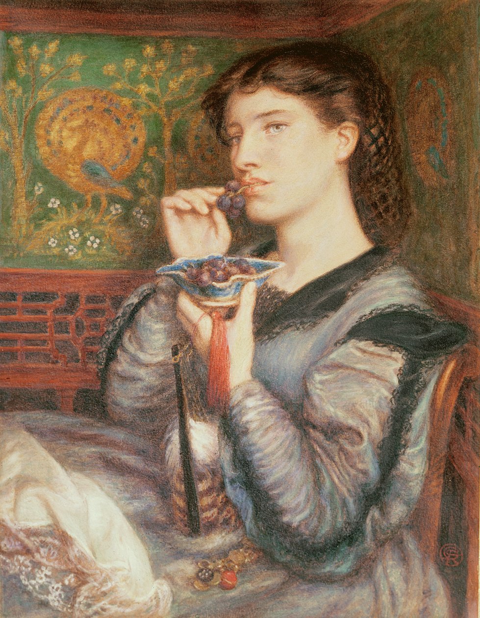 Portrett av Giovinetta (pastell) av Dante Gabriel Charles Rossetti