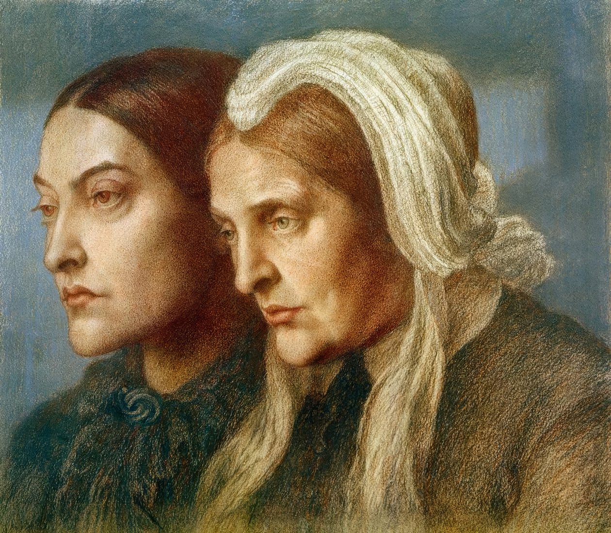 Christina G. Rossetti og mor av Dante Gabriel Charles Rossetti