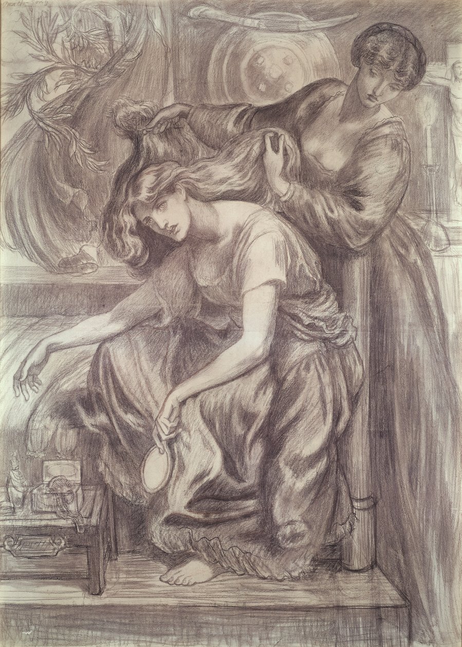 Desdemonas dødssang av Dante Gabriel Charles Rossetti