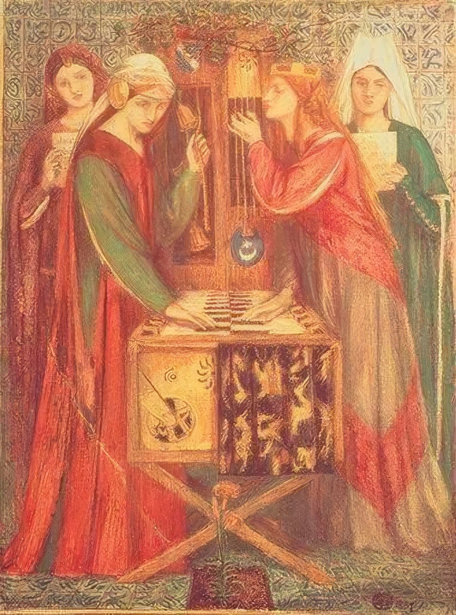 Det blå kammeret av Dante Gabriel Charles Rossetti