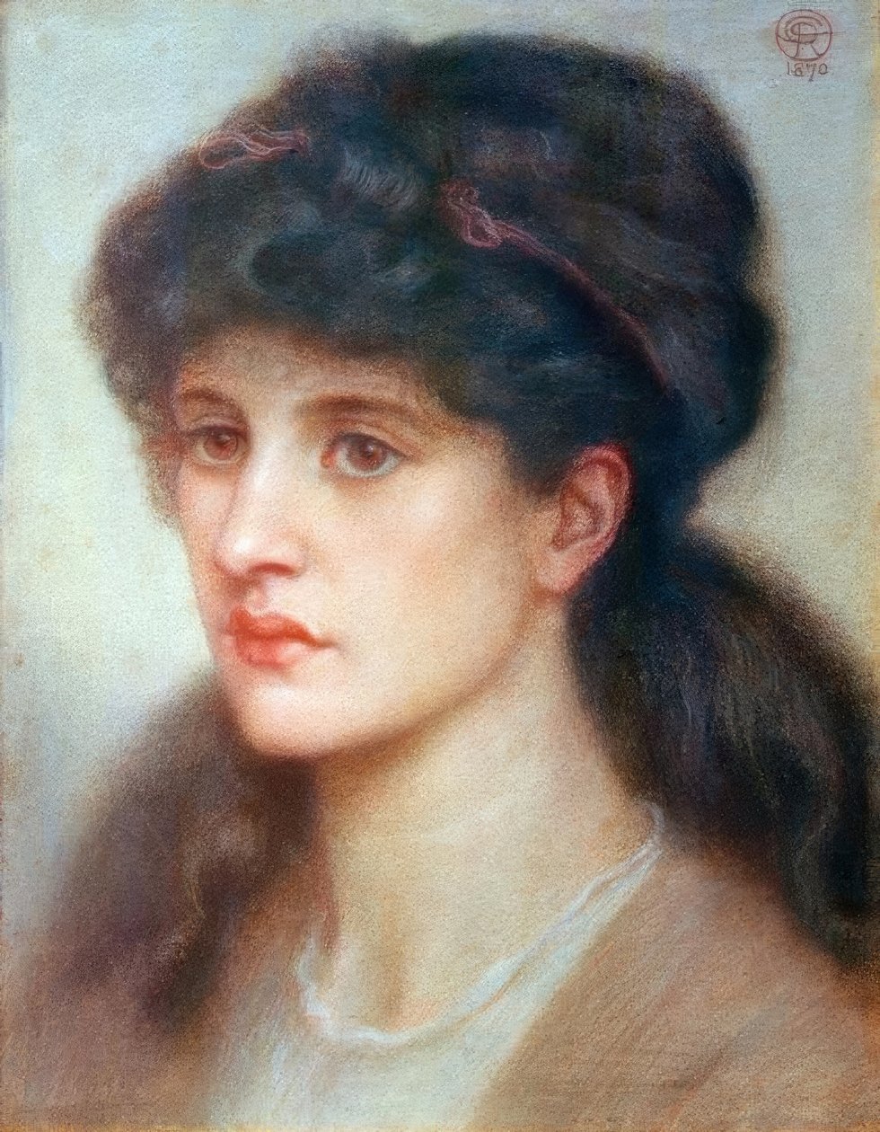 Maria Zambaco av Dante Gabriel Charles Rossetti