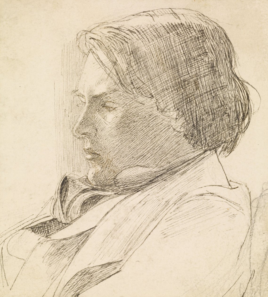 Portrett av en ung mann av Dante Gabriel Charles Rossetti