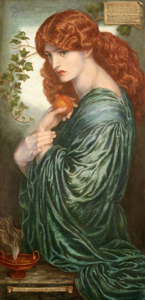 Proserpine av Dante Gabriel Charles Rossetti