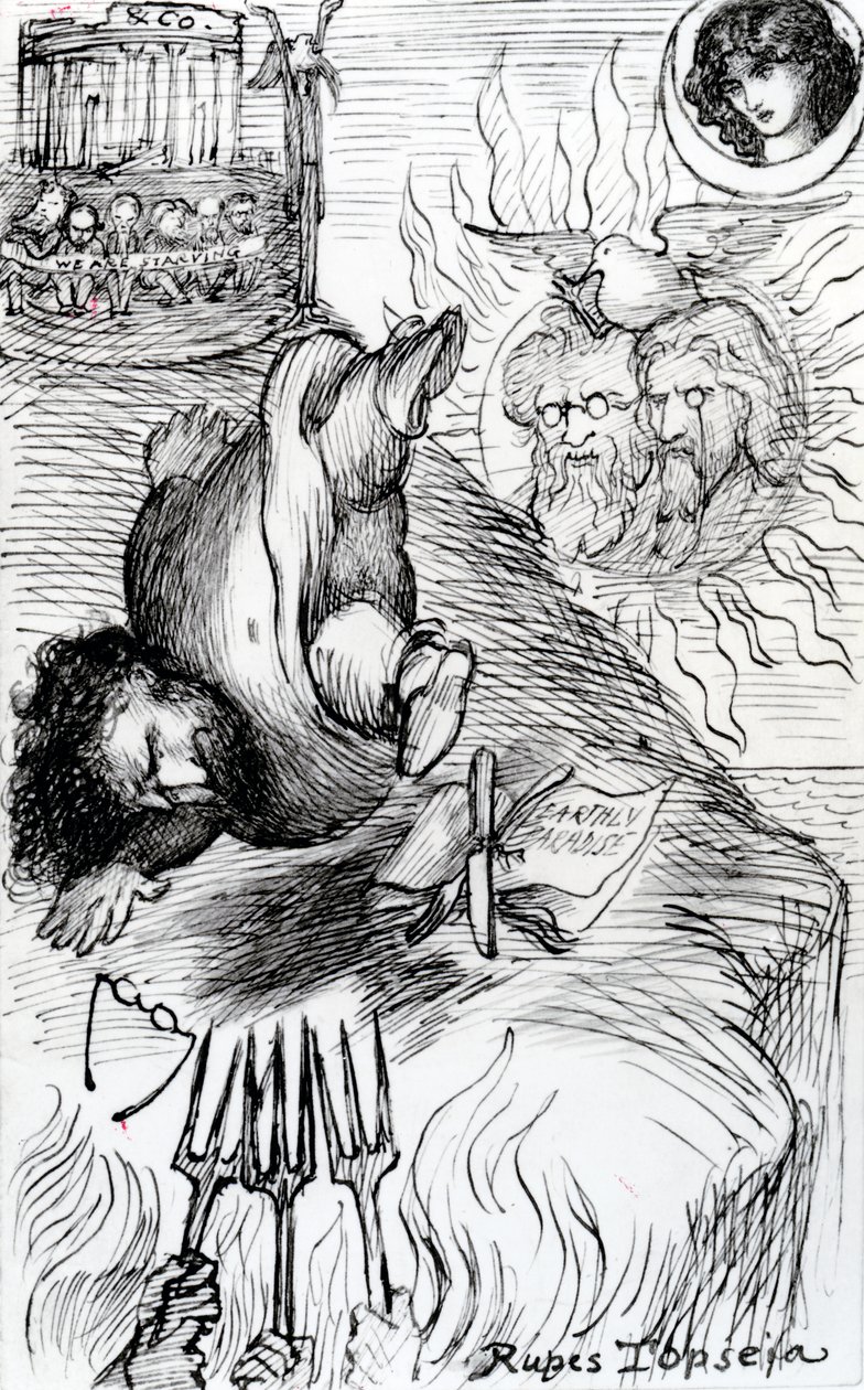 Rupes Topseia, 1874 av Dante Gabriel Charles Rossetti