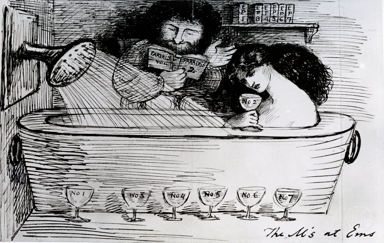 M-ene i Ems, 1869 av Dante Gabriel Charles Rossetti