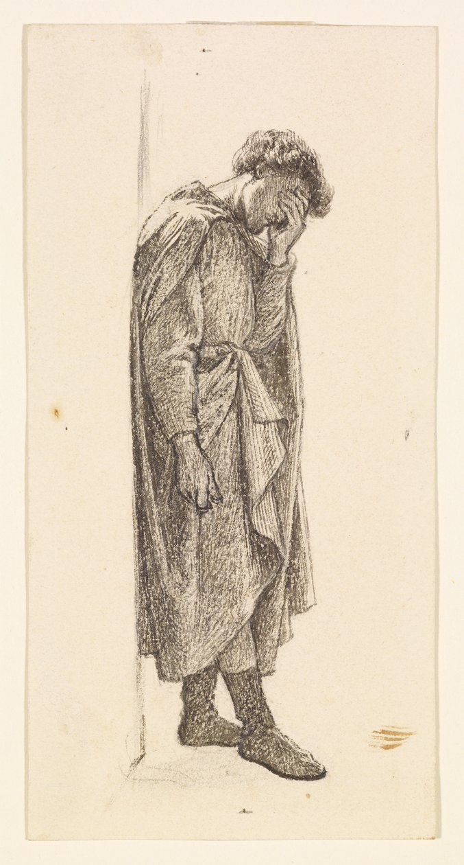 Prinsens fremgang - Figurstudie av prinsen for 
