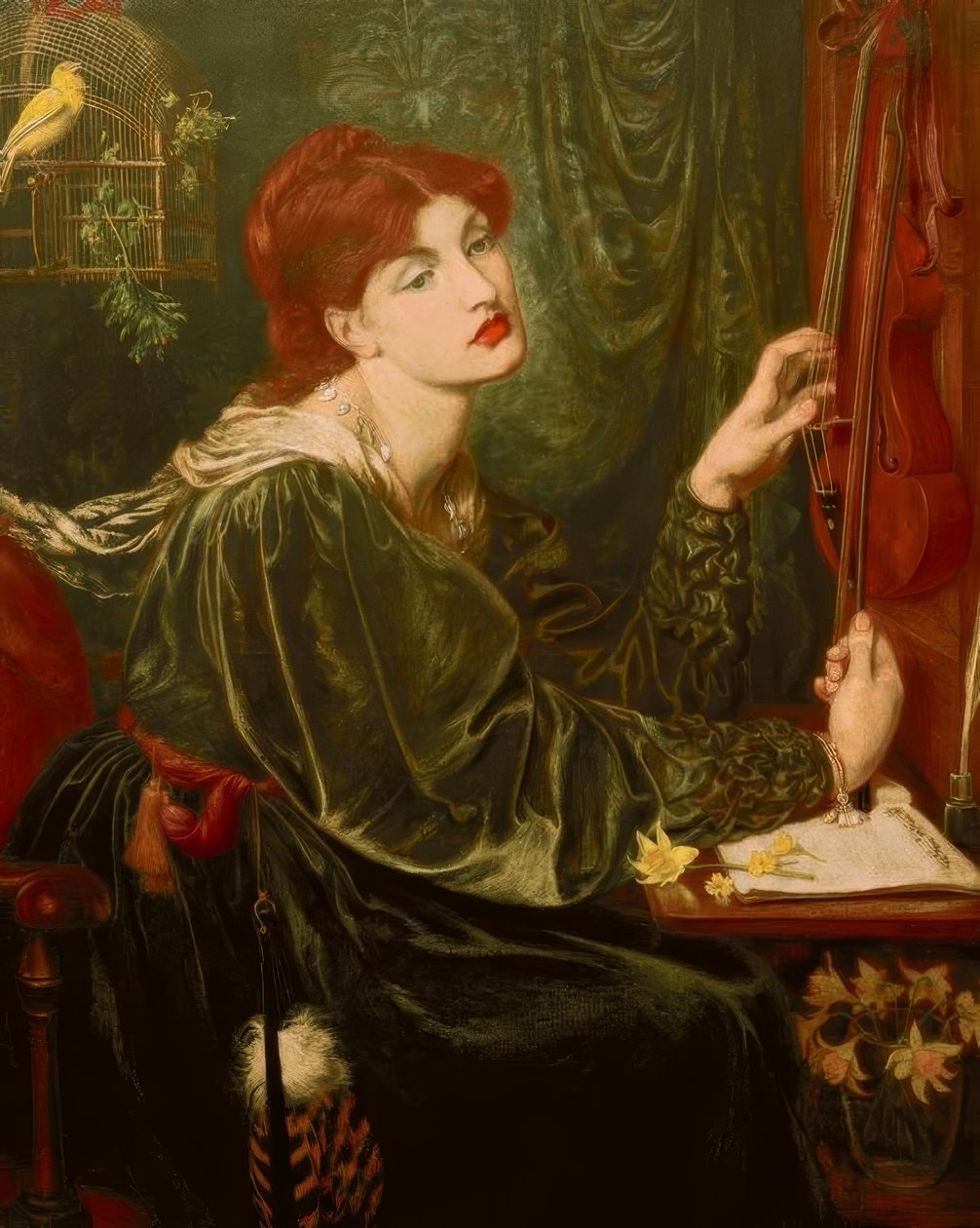 Veronica Veronese av Dante Gabriel Charles Rossetti