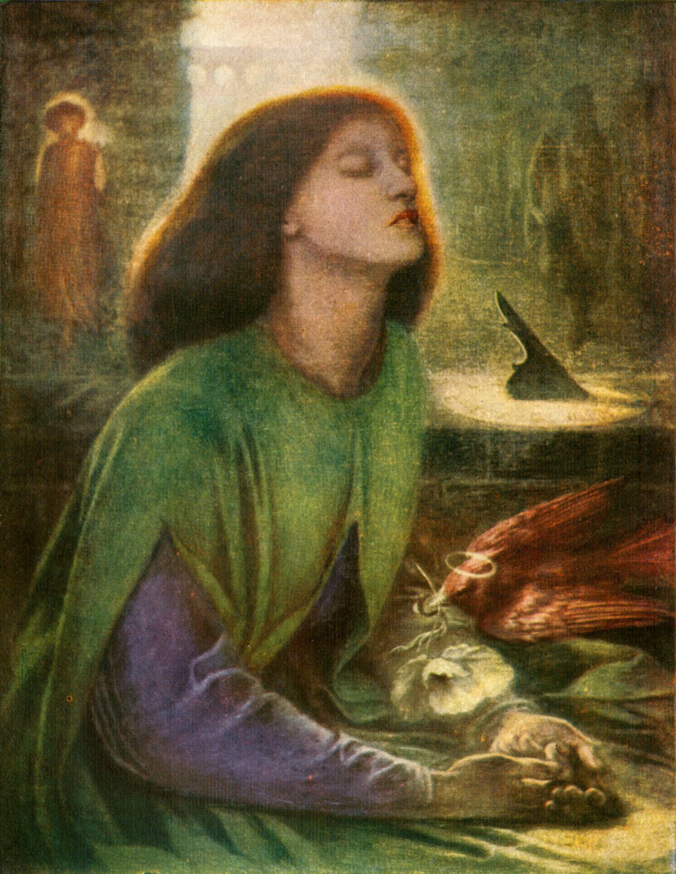 Beata Beatrix, c1864-1870, c1912 av Dante Gabriel Charles Rossetti