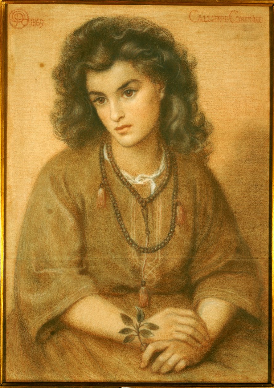 Calliope Coronio, 1869 av Dante Gabriel Charles Rossetti