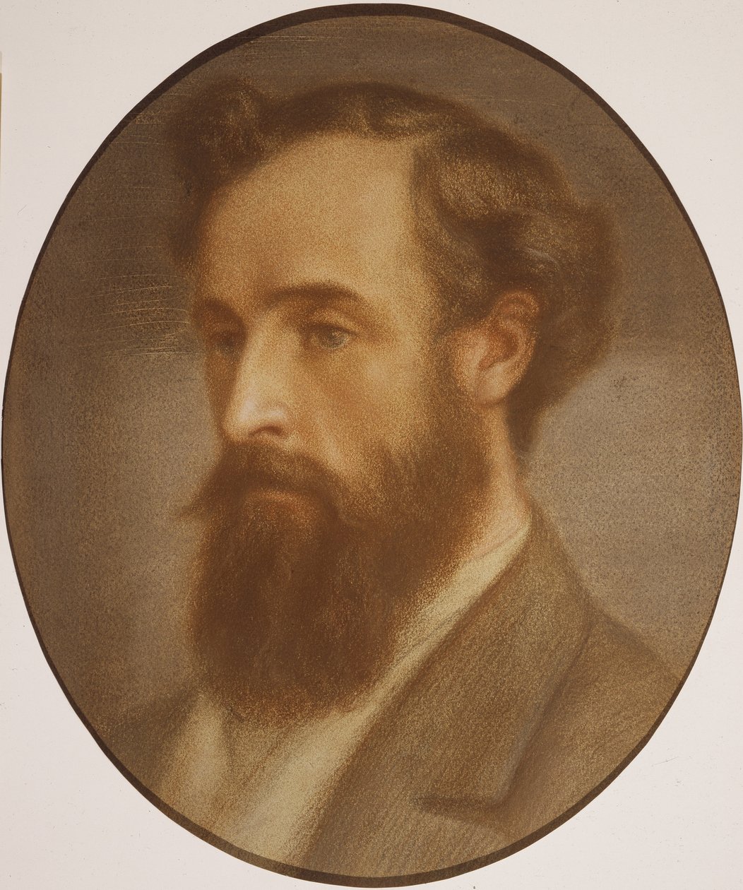 Frederick Leyland (1831-91) (pastell på papir) av Dante Gabriel Charles Rossetti