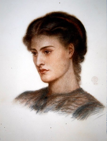 Ionides jente av Dante Gabriel Charles Rossetti