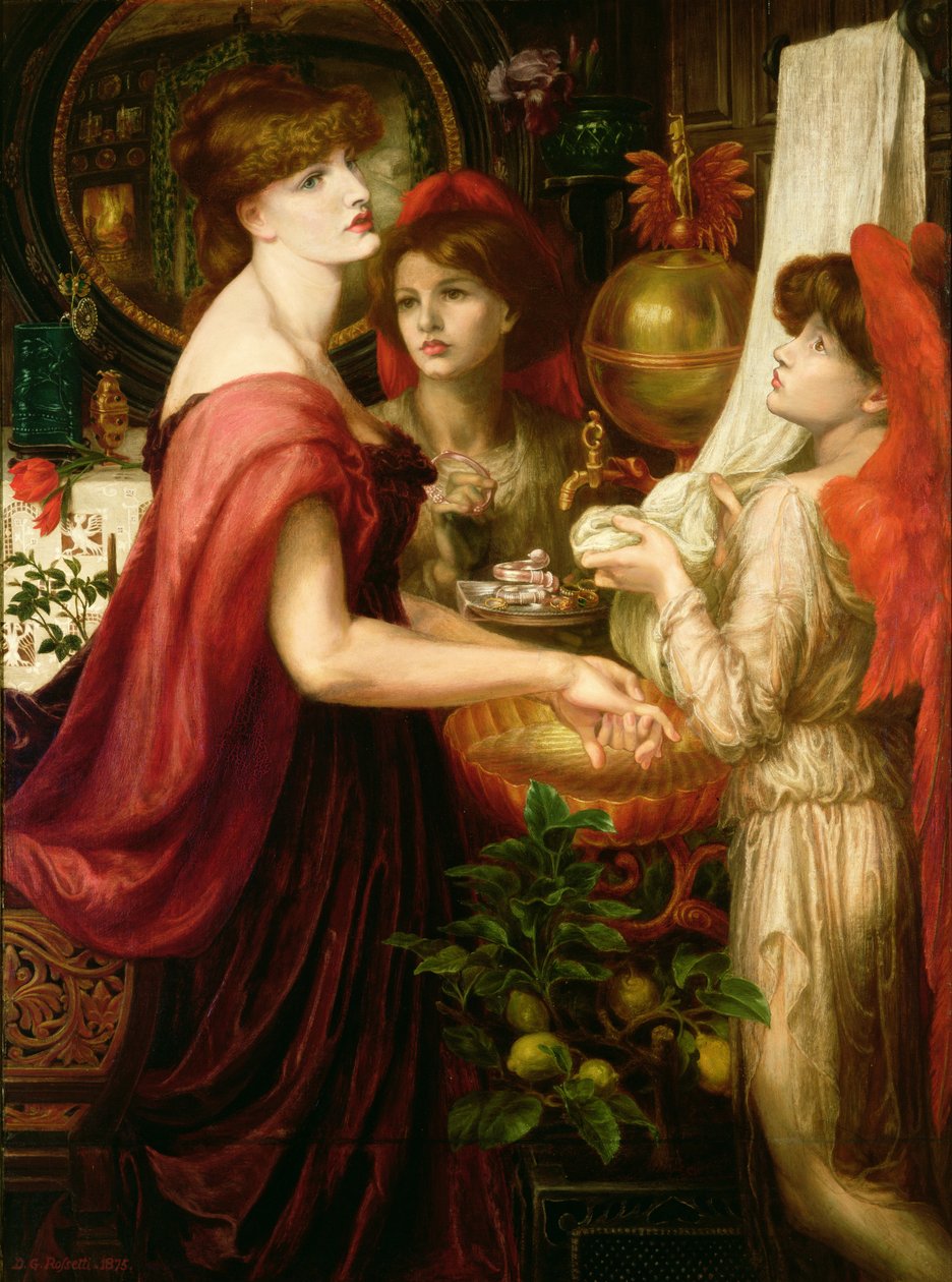Den vakre hånden av Dante Gabriel Charles Rossetti