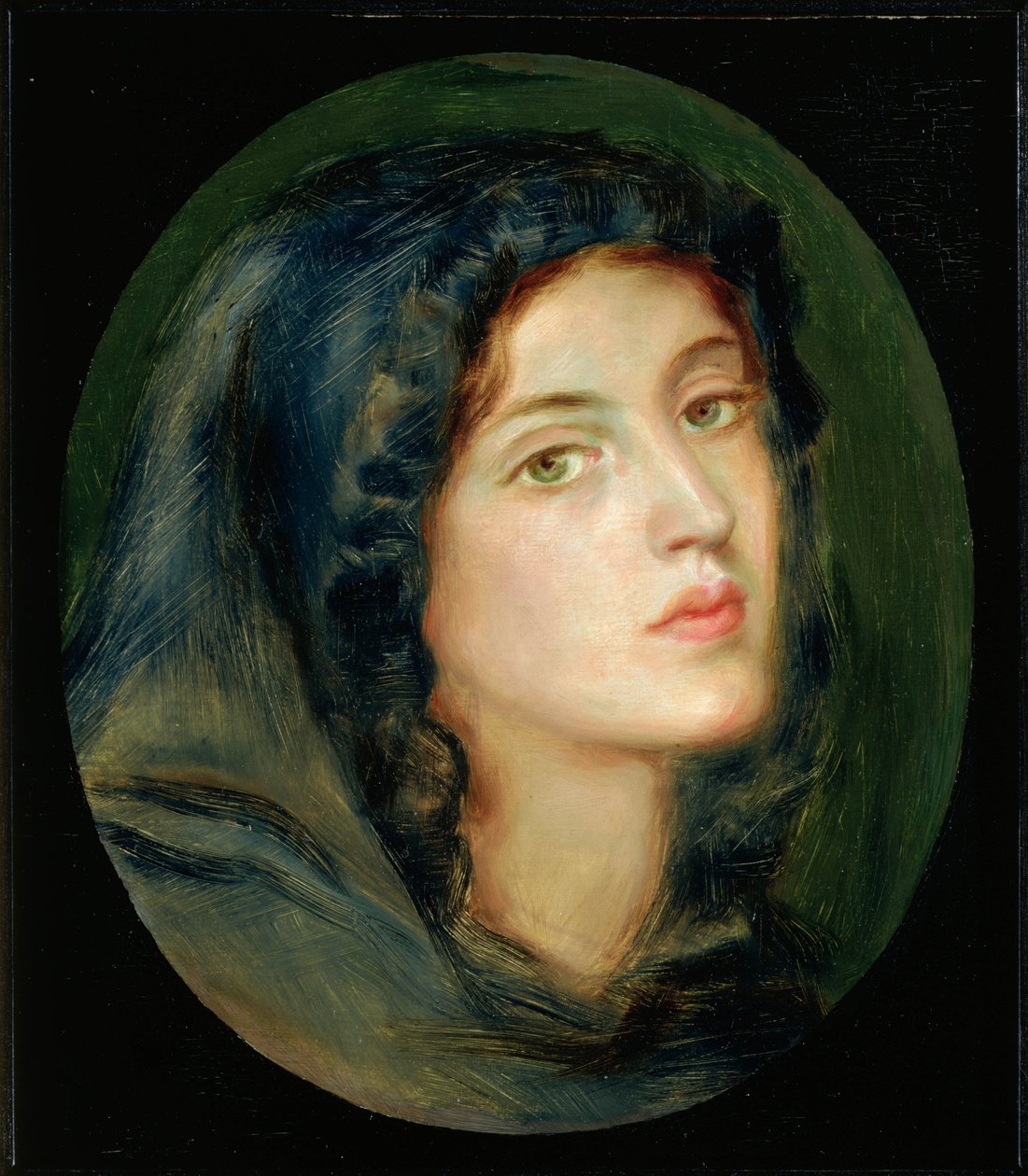 Frøken Burton av Dante Gabriel Charles Rossetti