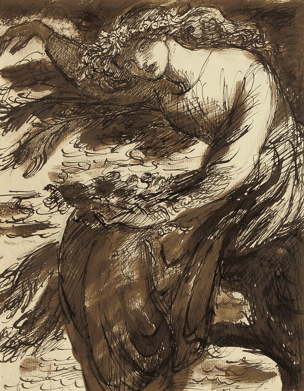 Ophelia, av Dante Gabriel Charles Rossetti
