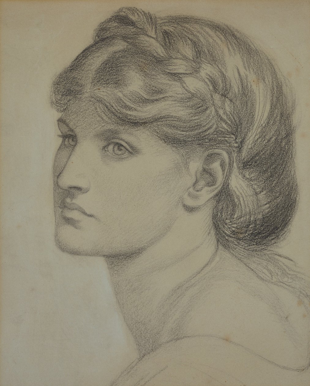 Portrett av Alexa Wilding, en studie for 