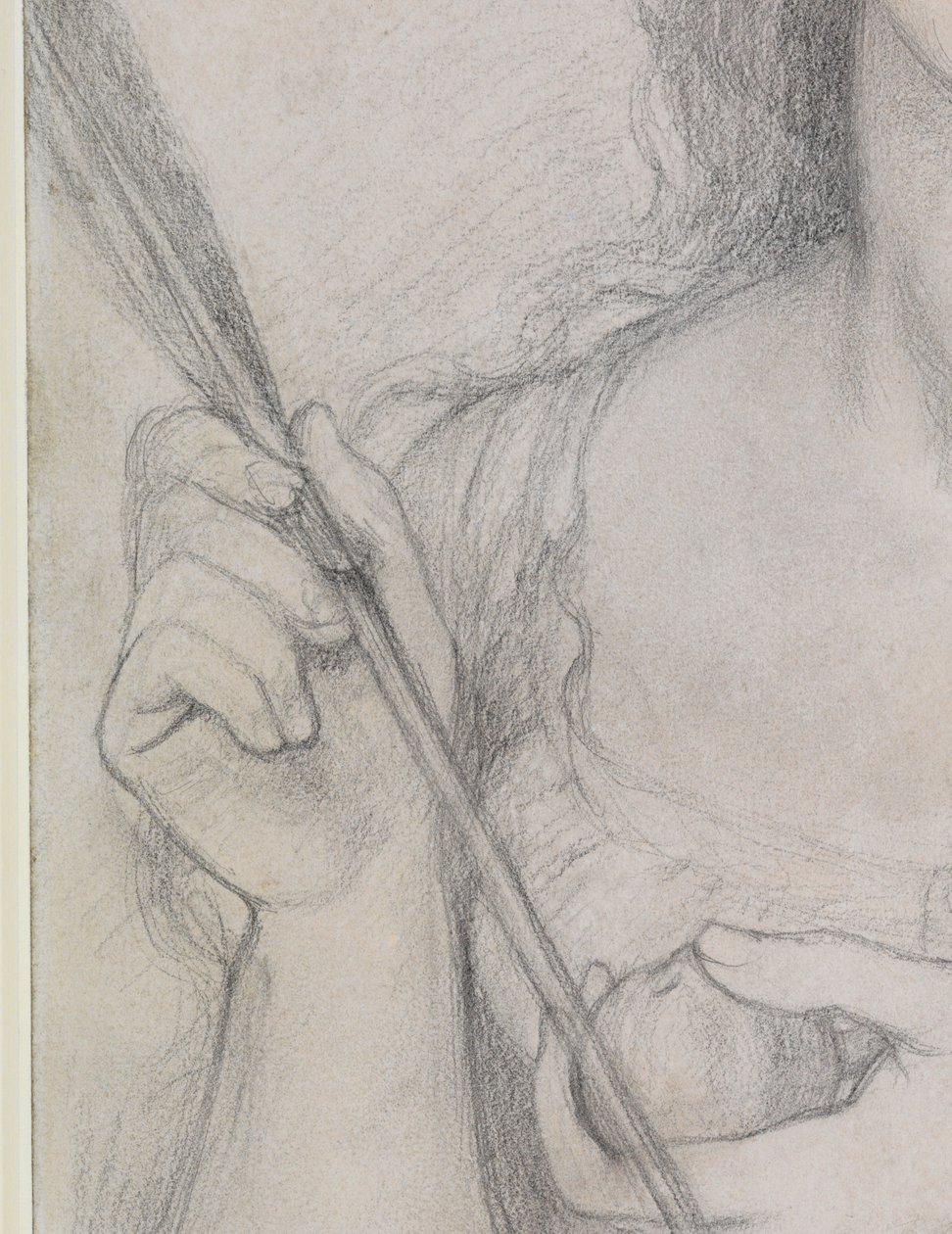 Studie for "Venus Verticordia" av Dante Gabriel Charles Rossetti