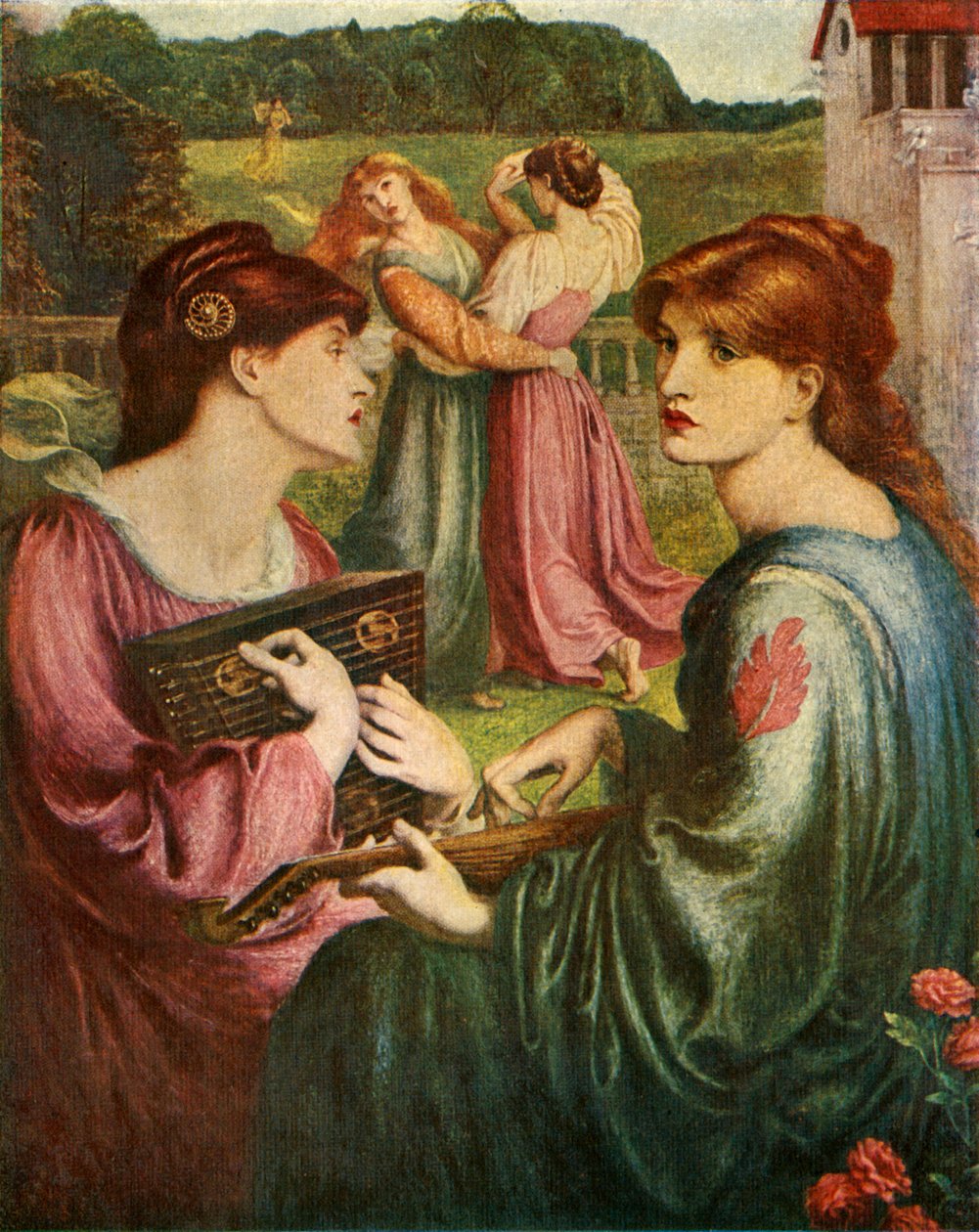 The Bower Meadow, 1850-1872, c1912 av Dante Gabriel Charles Rossetti