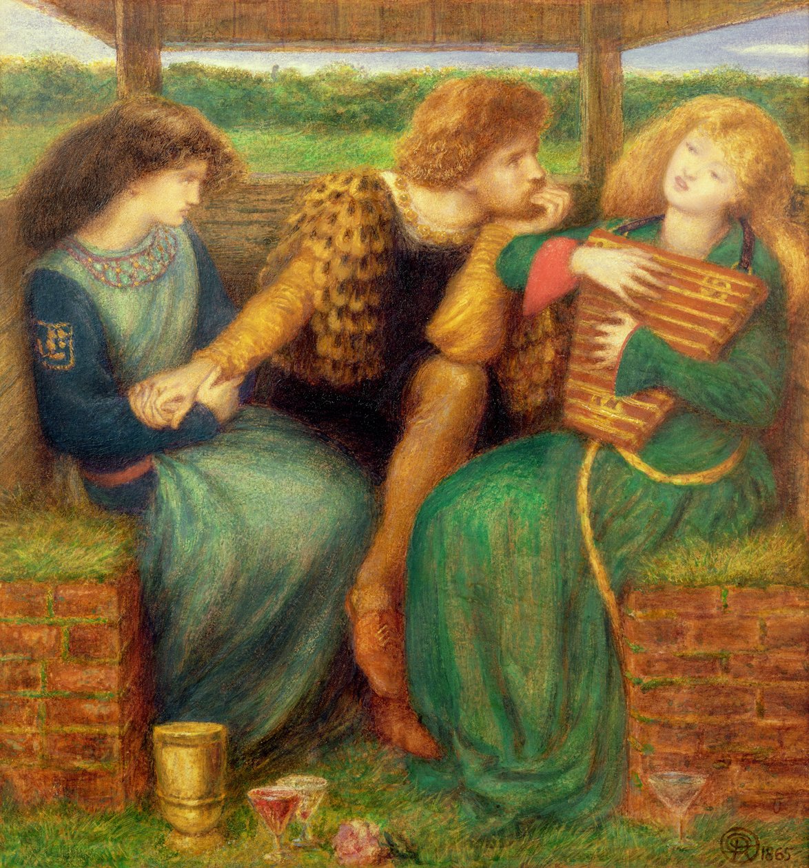 Den nådeløse dame av Dante Gabriel Charles Rossetti