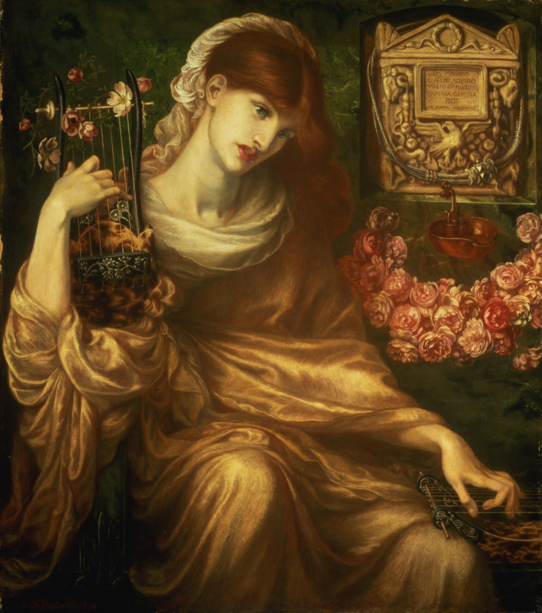 Den romerske enken av Dante Gabriel Charles Rossetti