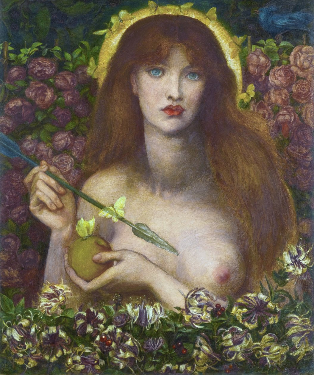 Venus Verticordia (Venus hjerteskifteren) - Verk av Dante Gabriel Rossetti (1828-1882) av Dante Gabriel Charles Rossetti