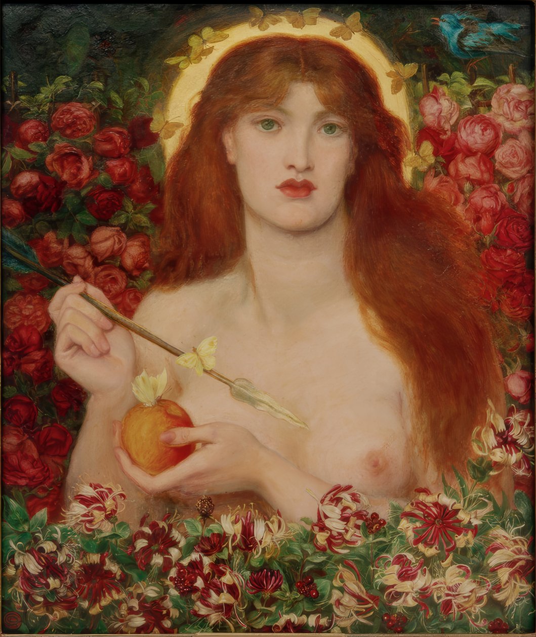 Venus Verticordia av Dante Gabriel Charles Rossetti