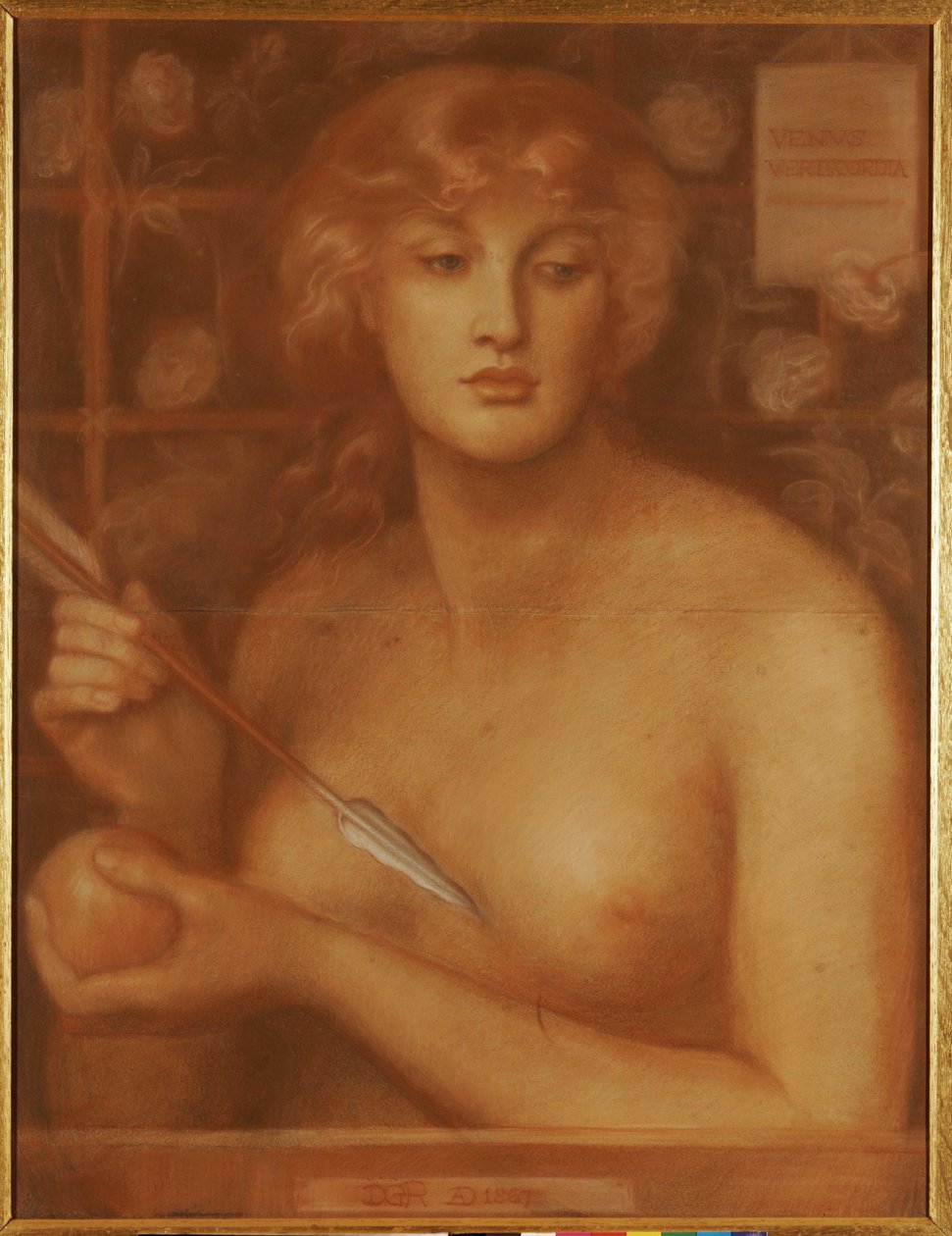Venus Verticordia, 1867 av Dante Gabriel Charles Rossetti