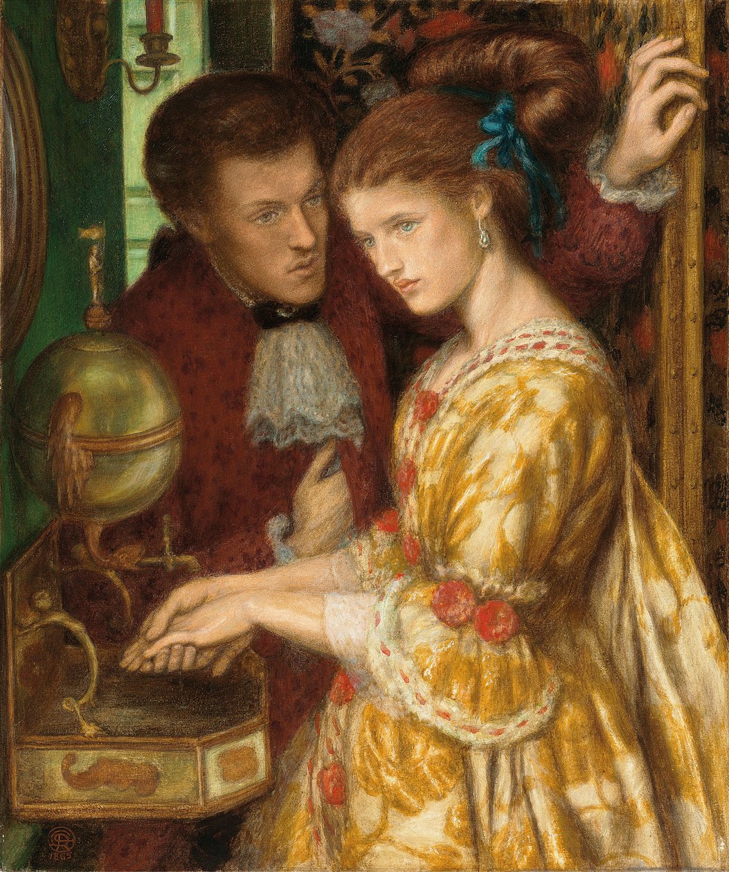 Vasker hender, 1865 av Dante Gabriel Charles Rossetti