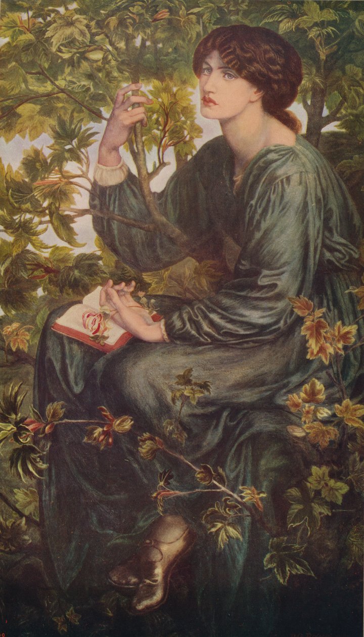 Dagdrømmer, 1880, c1915 av Dante Gabriel Charles Rossetti