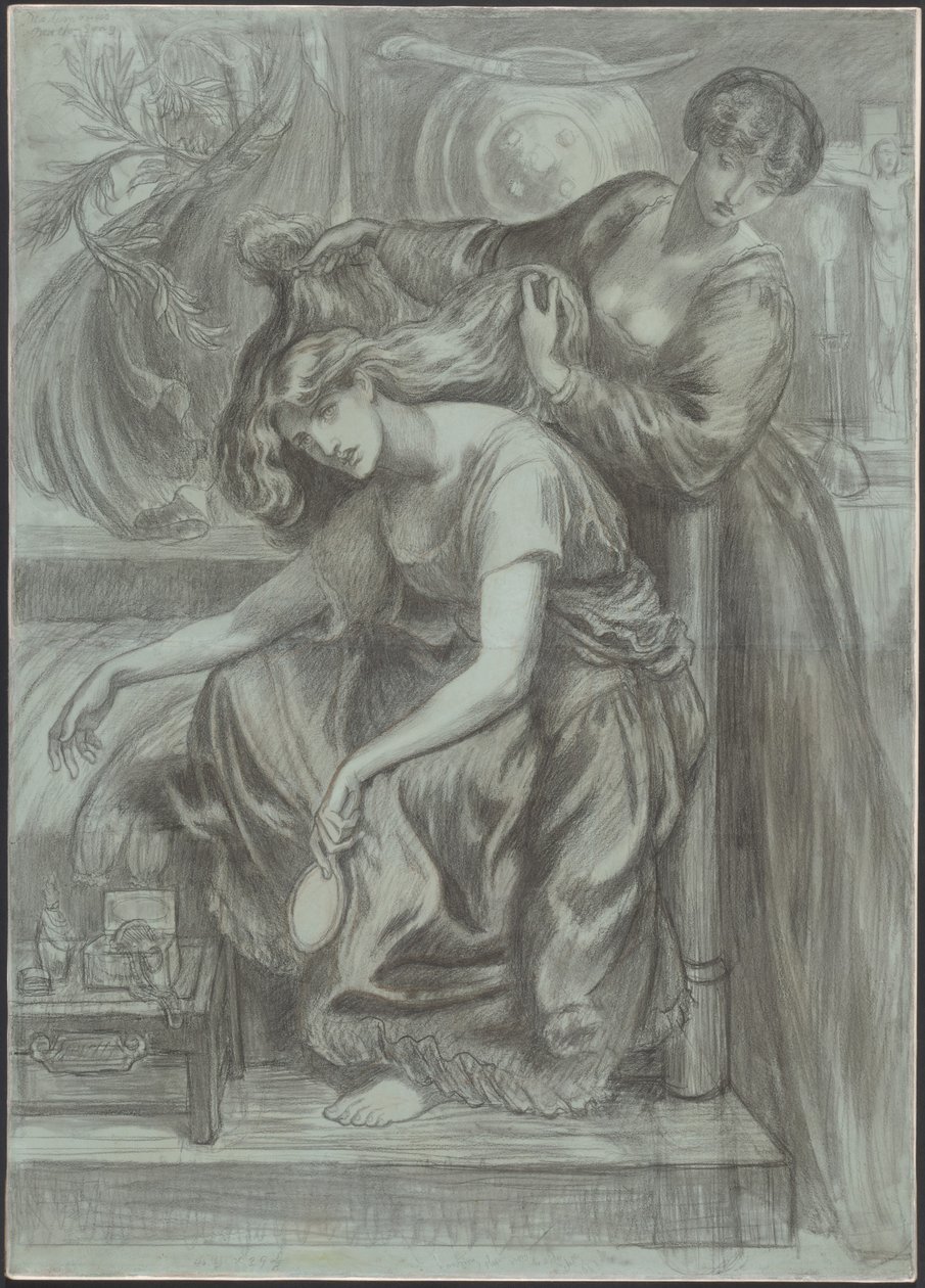 Desdemonas dødssang av Dante Gabriel Rossetti