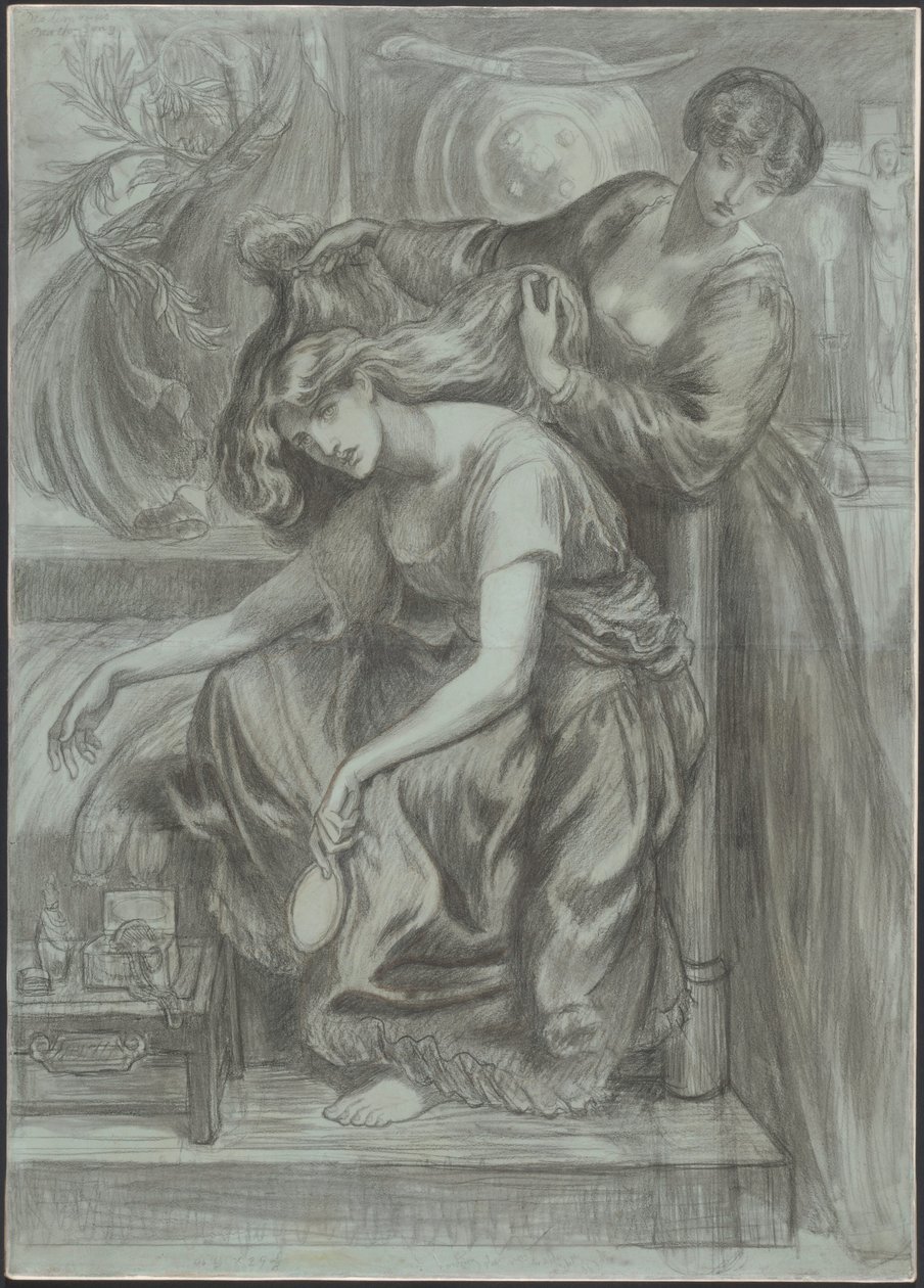 Desdemonas dødssang av Dante Gabriel Rossetti