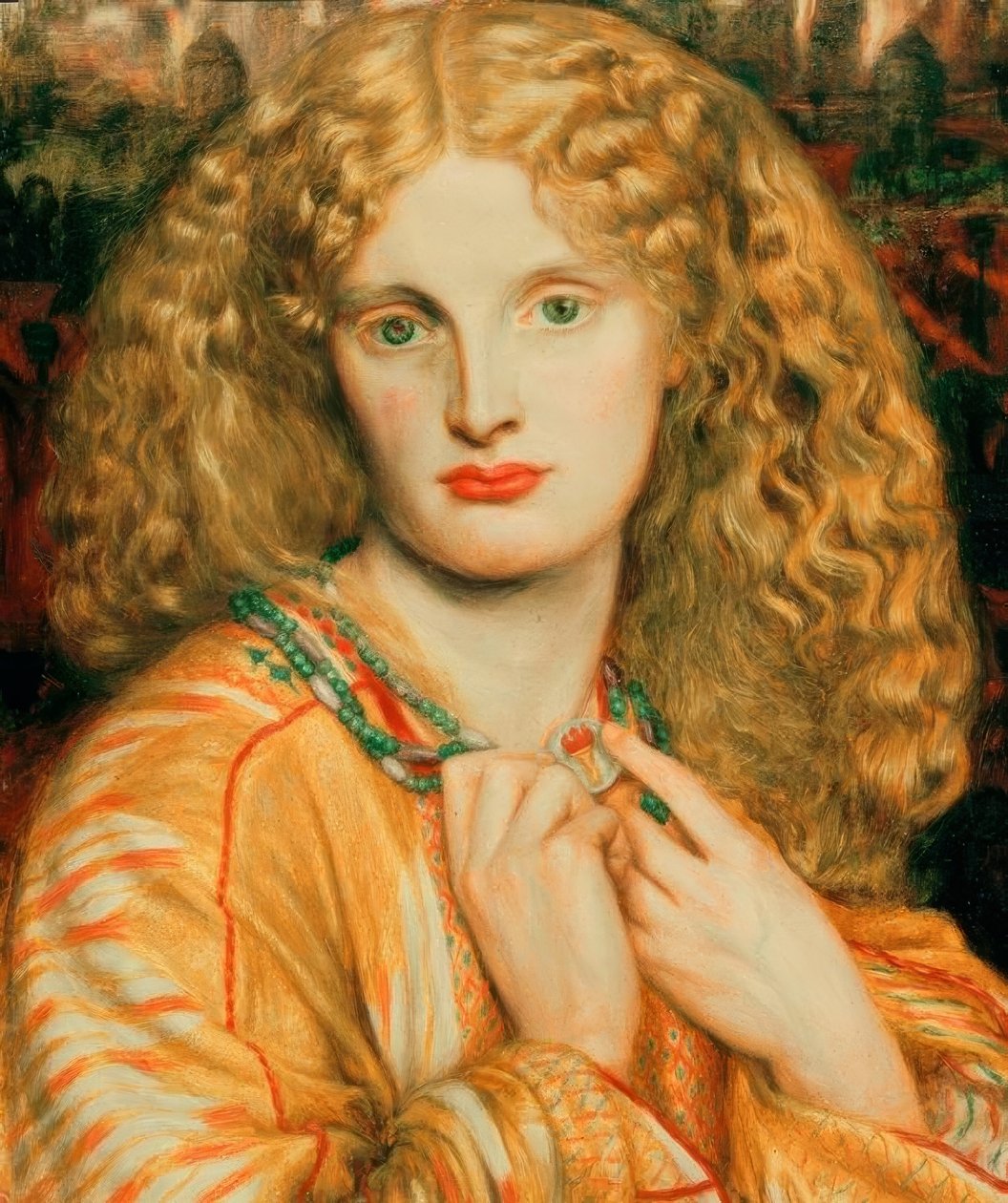 Helen av Troy av Dante Gabriel Charles Rossetti