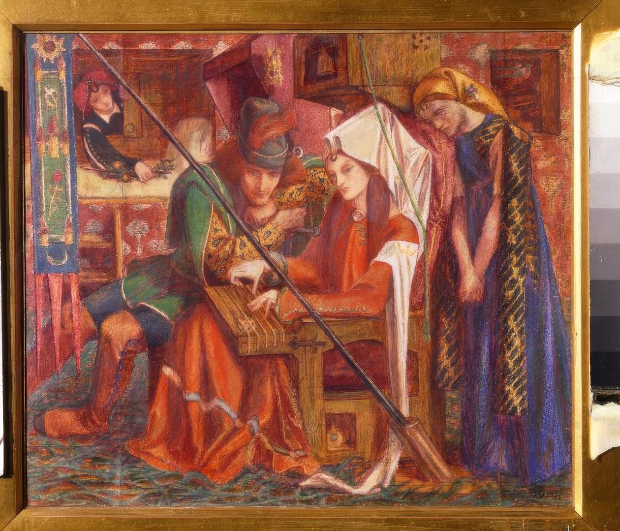 Balladen om de syv tårnene / 1857 av Dante Gabriel Charles Rossetti