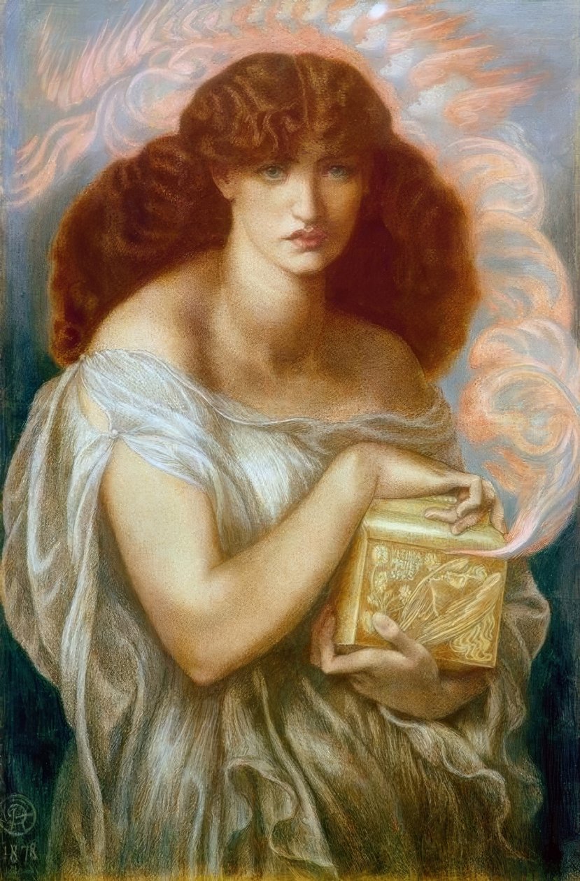 Pandora av Dante Gabriel Charles Rossetti