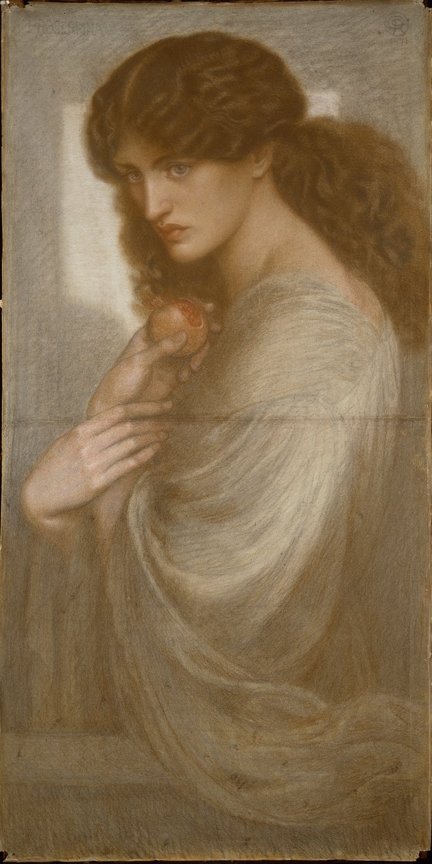 Proserpin, 1871 av Dante Gabriel Rossetti