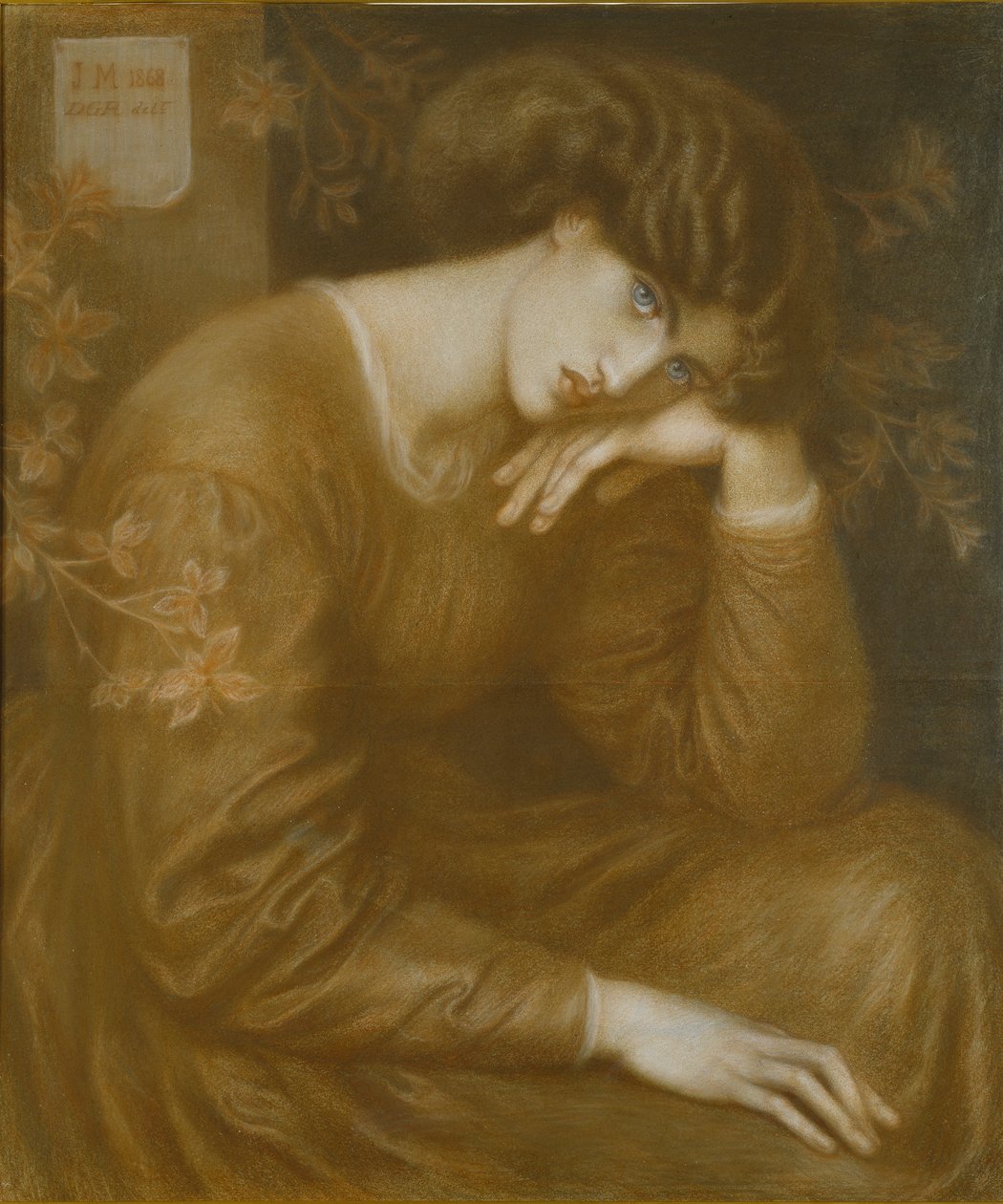 Reverie, 1868 av Dante Gabriel Rossetti